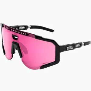 Scicon Aeroscope sunglasses - Black Multimirror pink