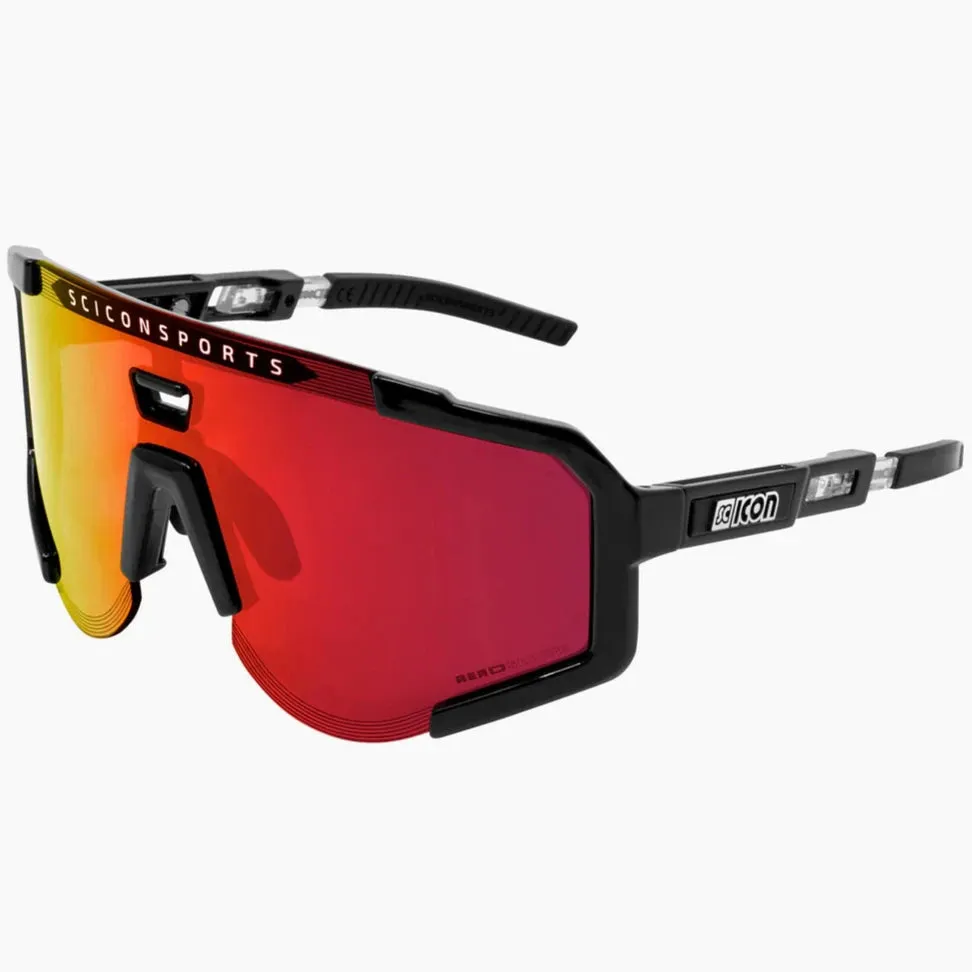 Scicon Aeroscope sunglasses - Black Multimirror red