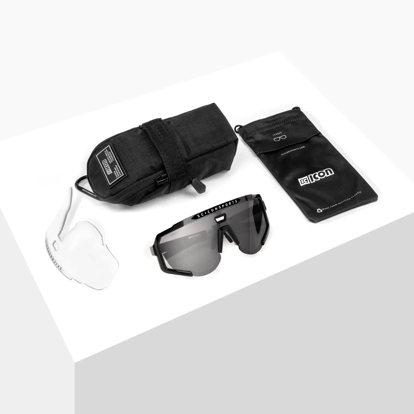 Scicon Aeroscope sunglasses - Black Multimirror silver
