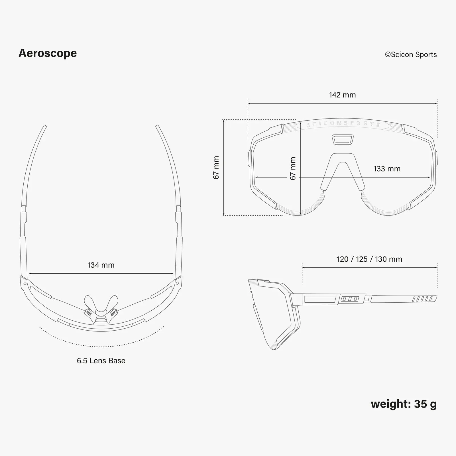 Scicon Aeroscope sunglasses - Crystal Photochromic silver
