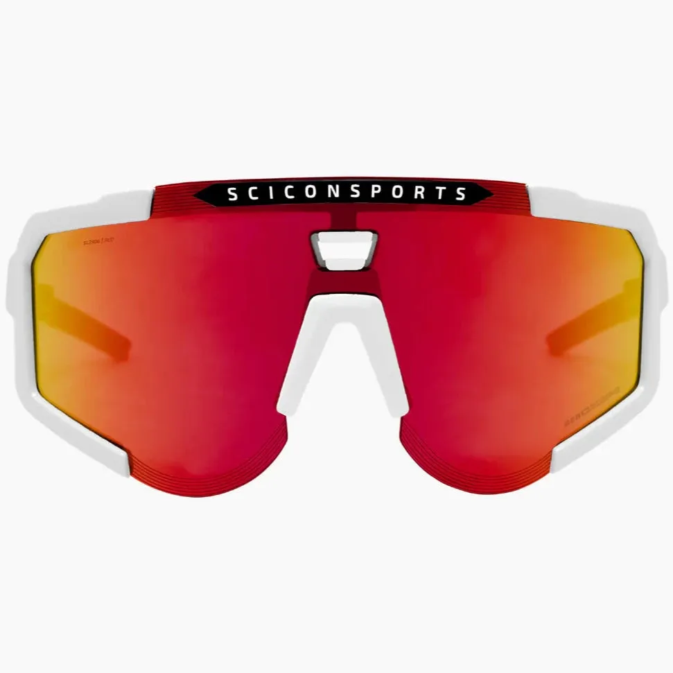 Scicon Aeroscope sunglasses - White Multimirror red