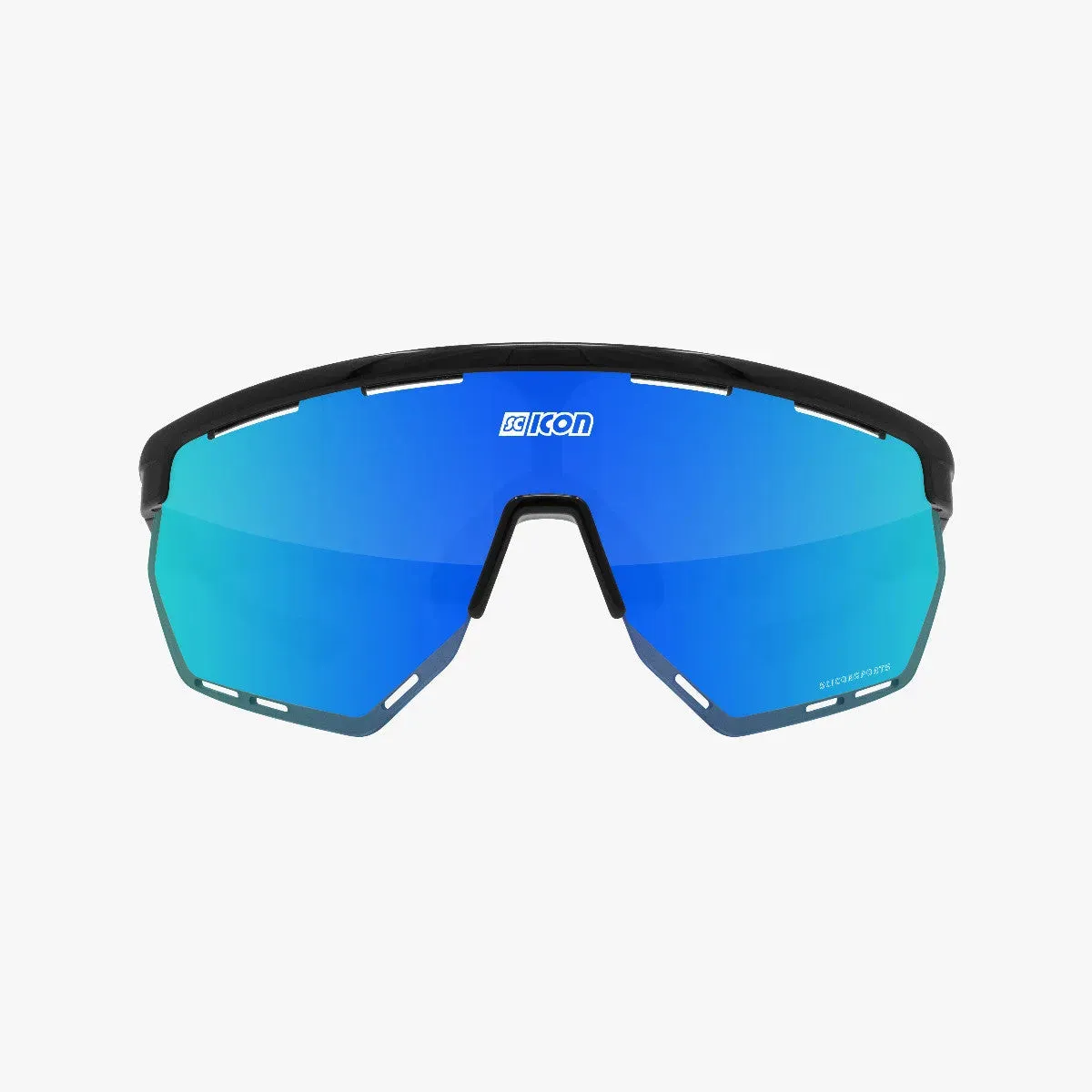 Scicon Aerowing Sport Sunglasses (Multimirror Blue/Black)