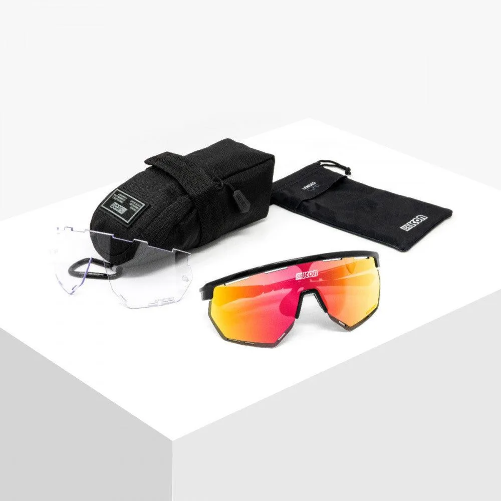 Scicon Aerowing Sport Sunglasses (Multimirror Red/Black)