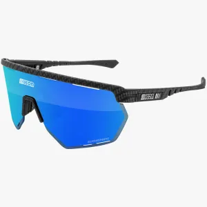 Scicon Aerowing sunglasses - Matt carbon multimirror blue