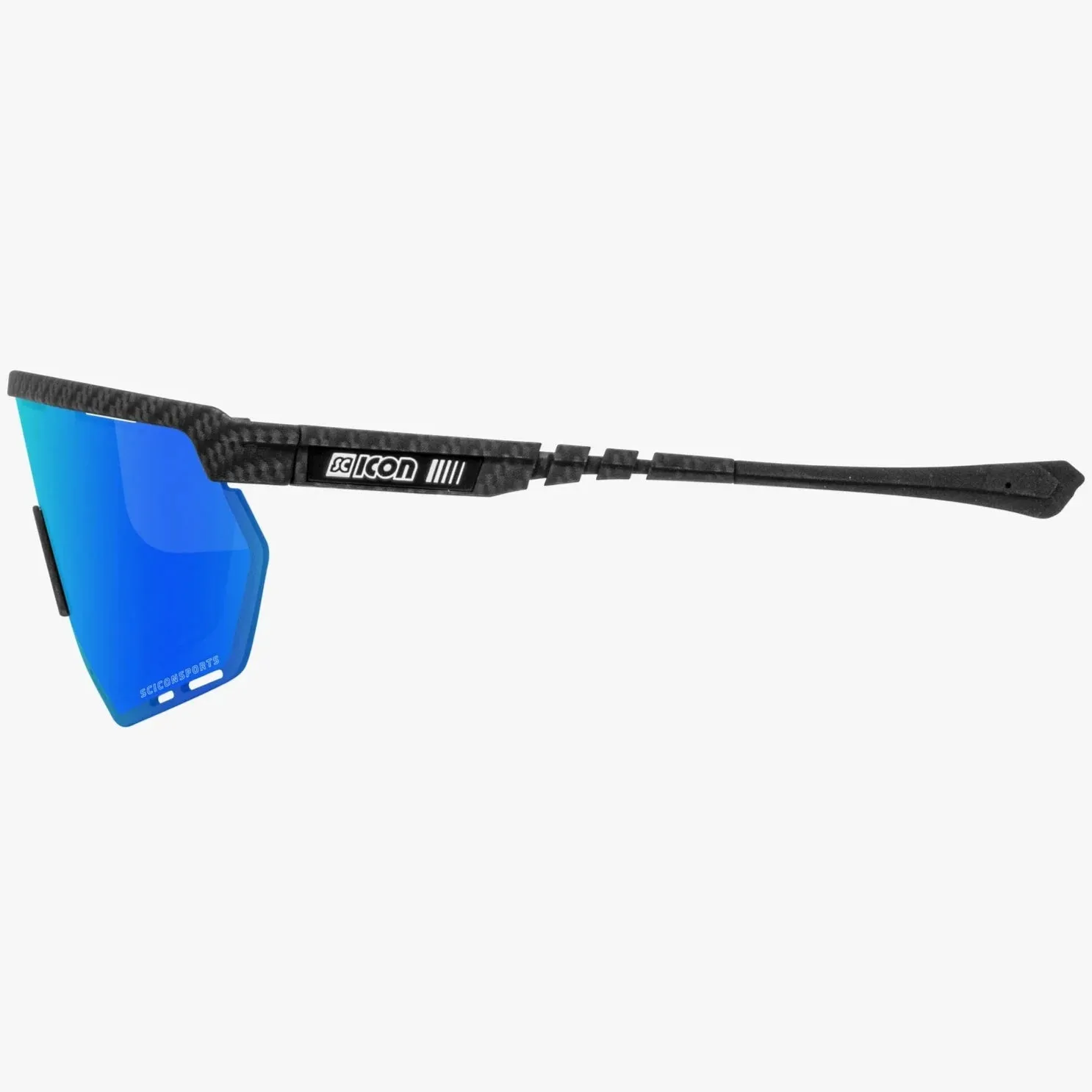 Scicon Aerowing sunglasses - Matt carbon multimirror blue