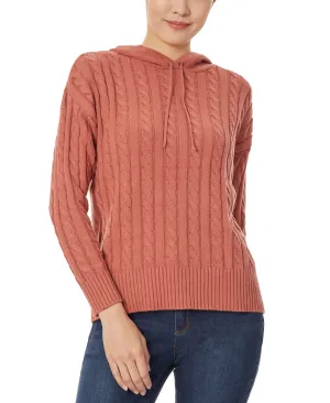 Selling Fast Pullover Cable Knit Hoodie  Limited Availability!