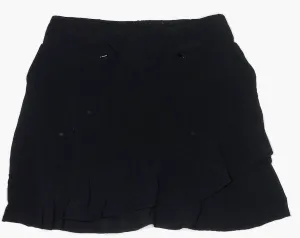 Tail Activewear Black Pull-on Ruffled Skort Size 4 MSP$96