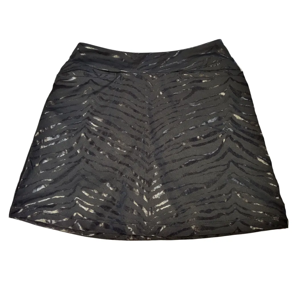 Tail Activewear Black Zebra Print Golf Skort Size S. MSP$93
