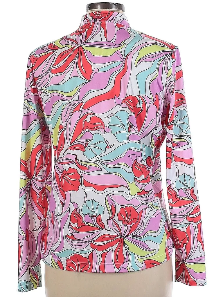 Tail Activewear Long Sleeve Cora Golf Top - Painted Petals Size L