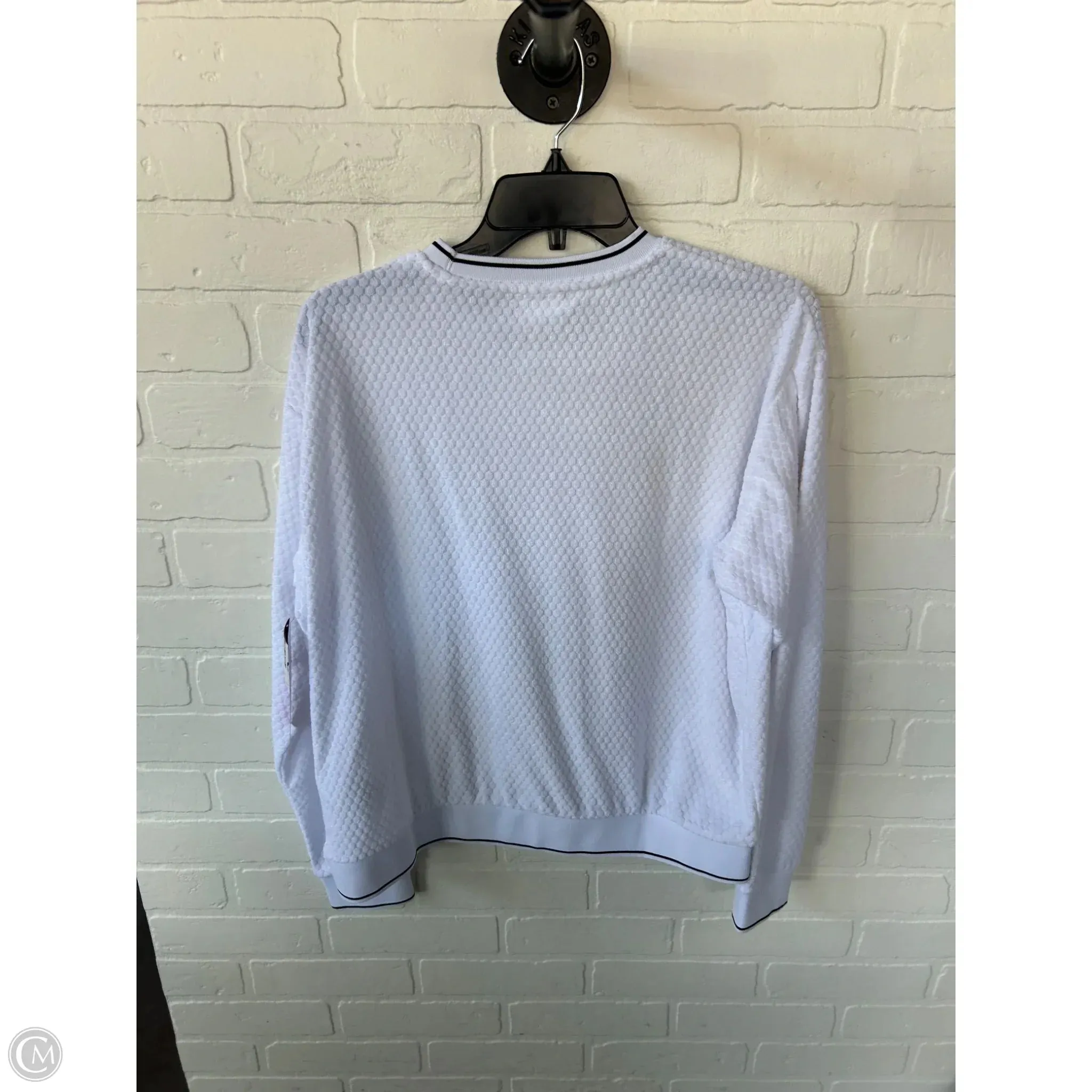 Top Long Sleeve By Clothes Mentor In Black & Tan, Size: M