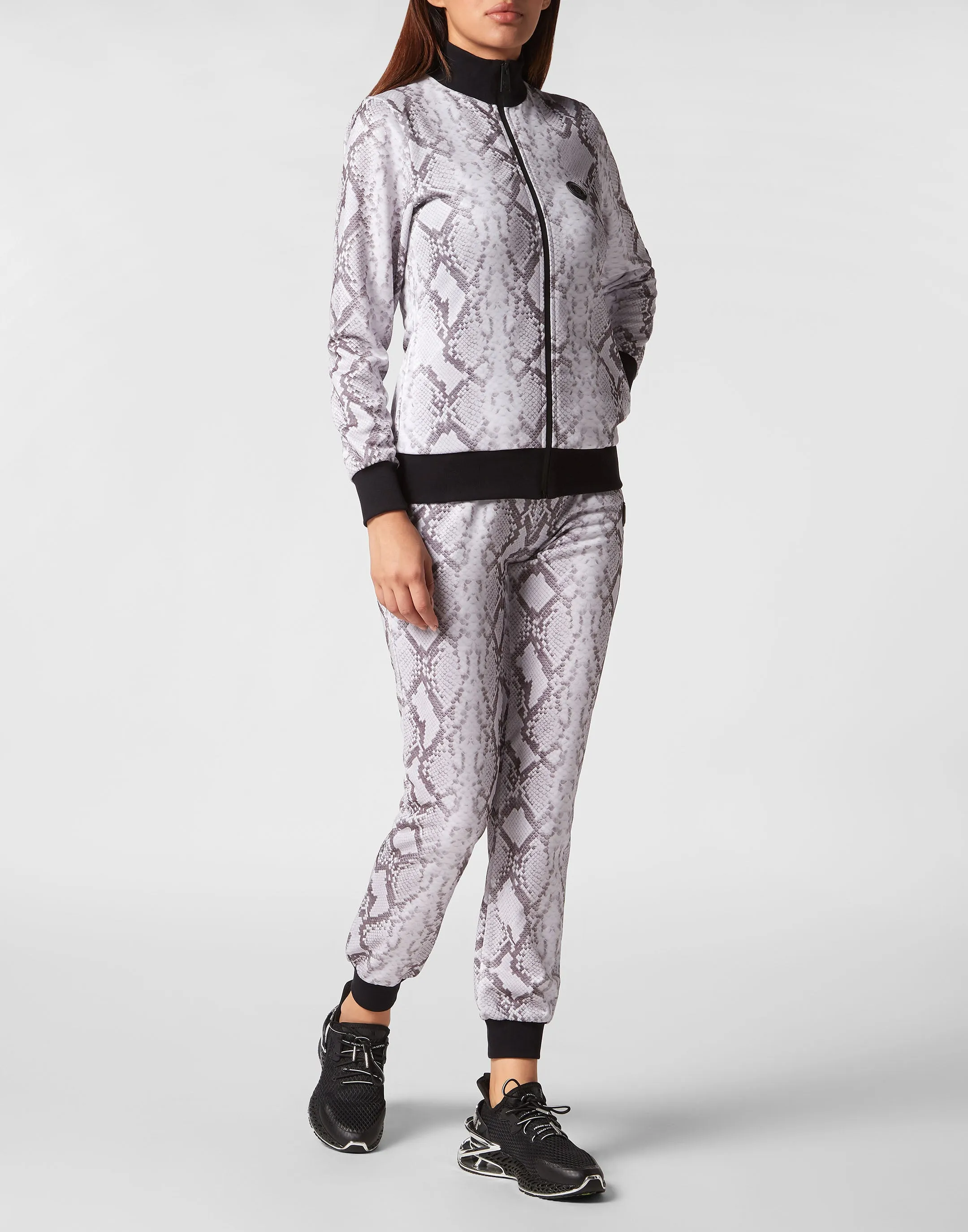 Triacetate Jogging Tracksuit: Top/Trousers Pitone