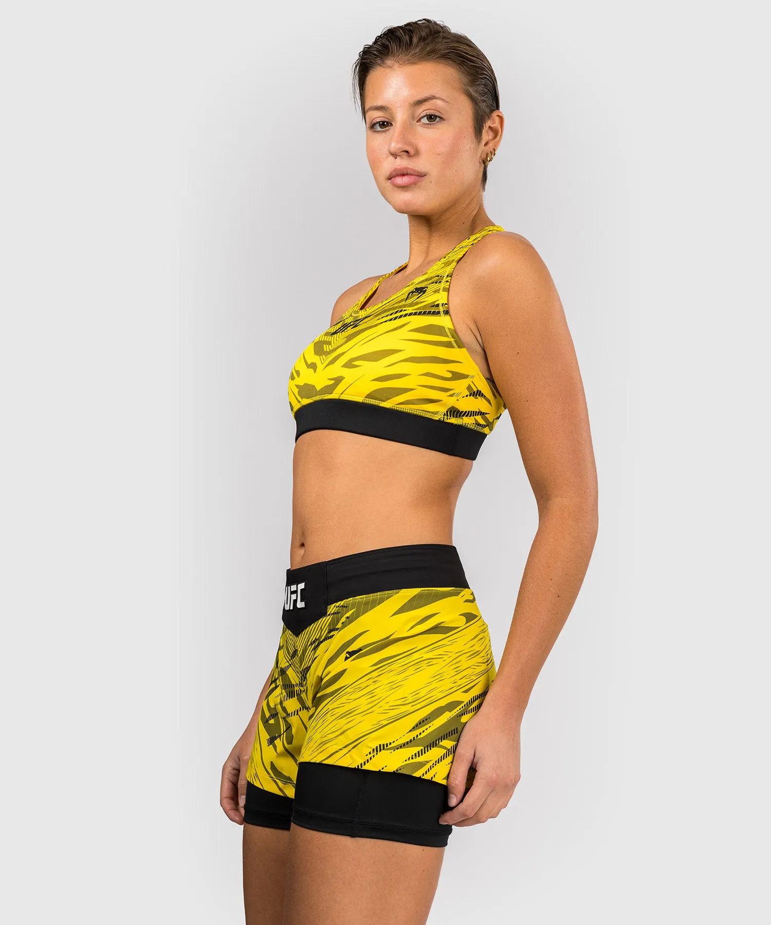 UFC Fusion by Venum Authentic Fight Night Women’s Sports Bra - Yellow