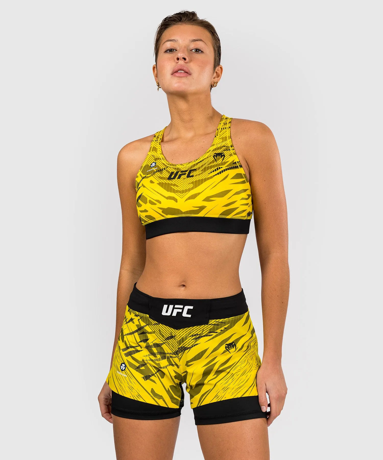 UFC Fusion by Venum Authentic Fight Night Women’s Sports Bra - Yellow