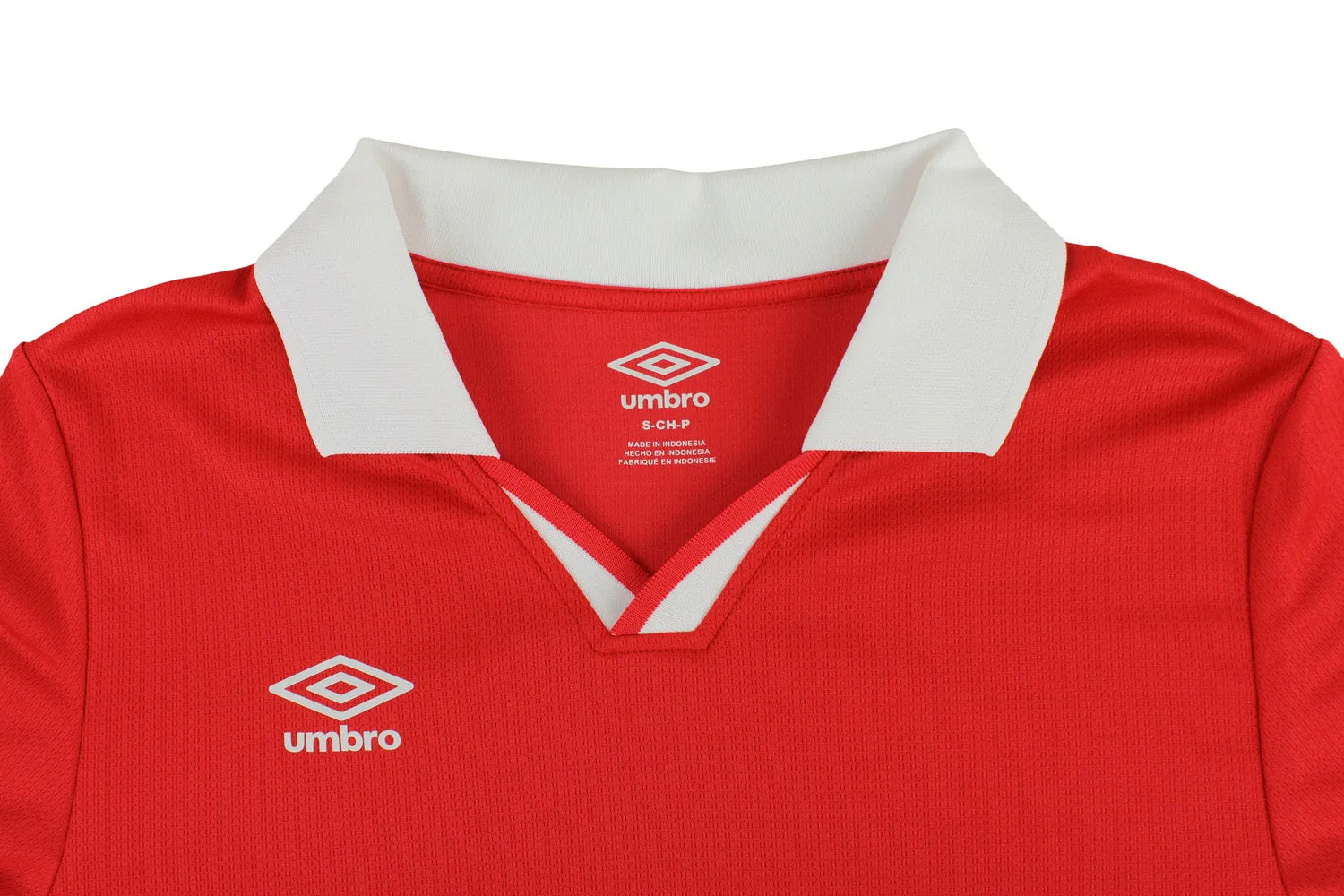 Umbro Mens Johnny Collar Long Sleeve Soccer Jersey