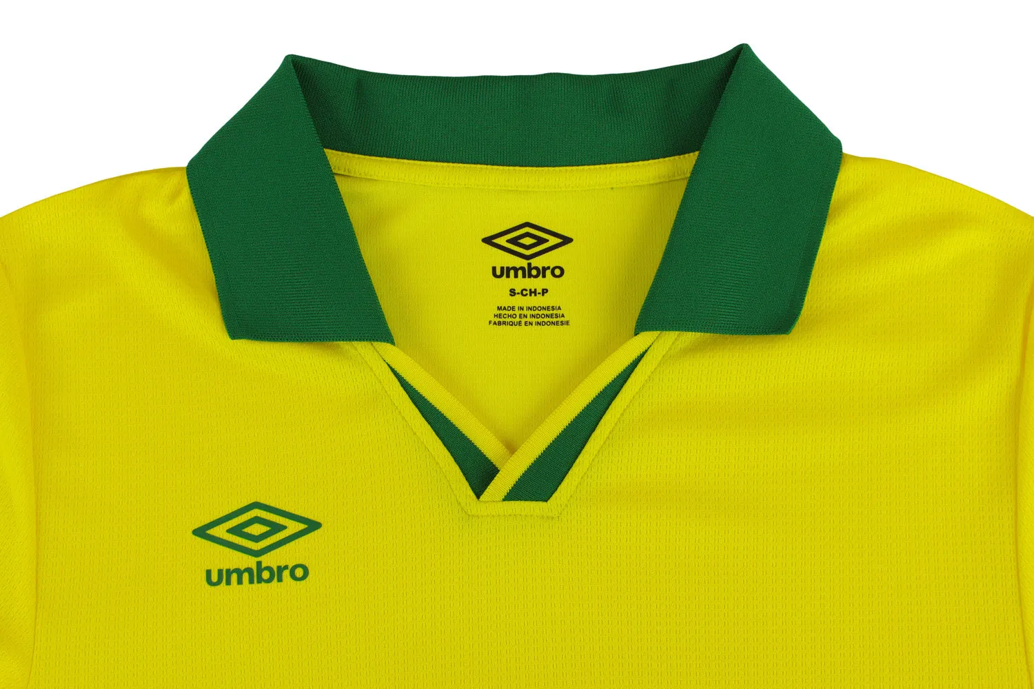 Umbro Mens Johnny Collar Long Sleeve Soccer Jersey