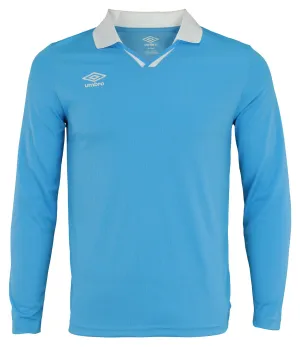 Umbro Mens Johnny Collar Long Sleeve Soccer Jersey