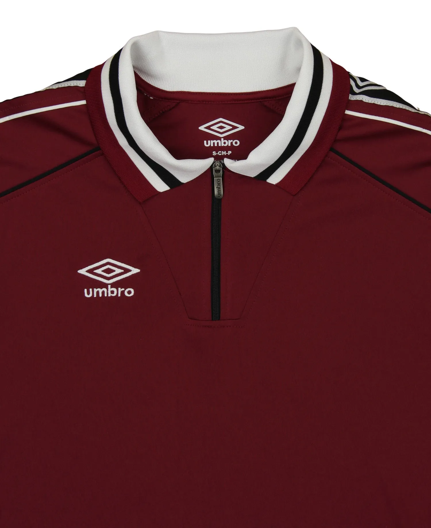 Umbro Mens Manu 1/4 Zip Soccer Jersey