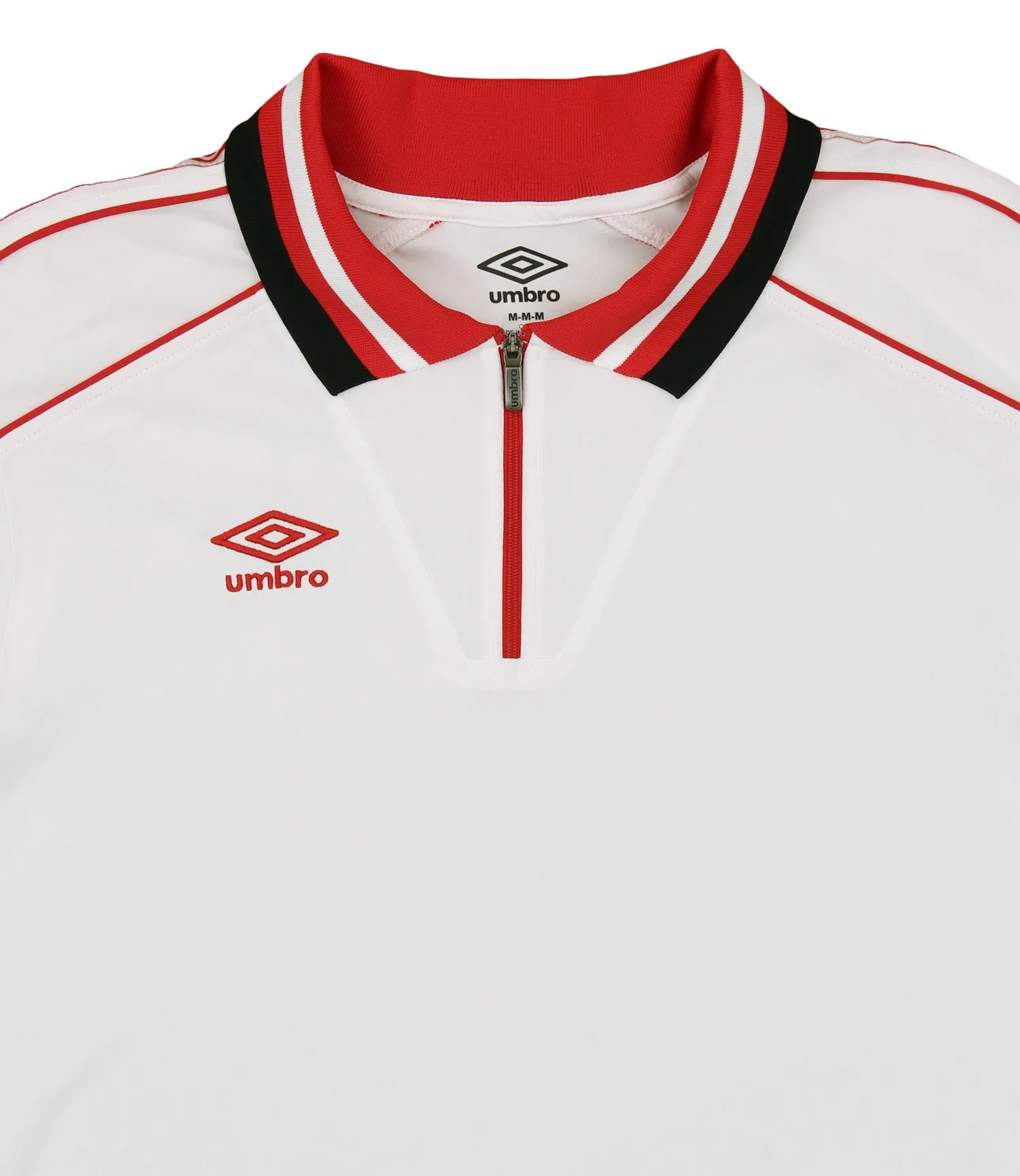 Umbro Mens Manu 1/4 Zip Soccer Jersey