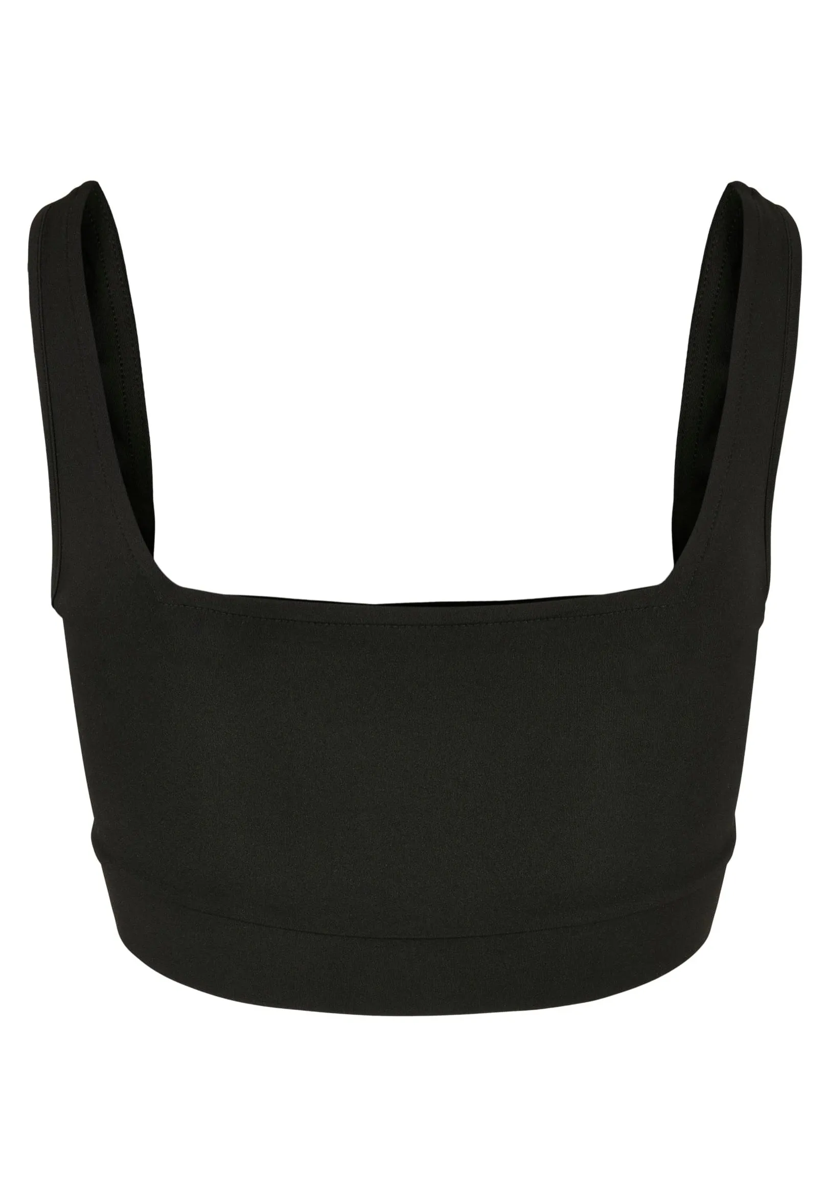 Urban Classics - Ladies Recycled Squared Sports Black - Sport Bra