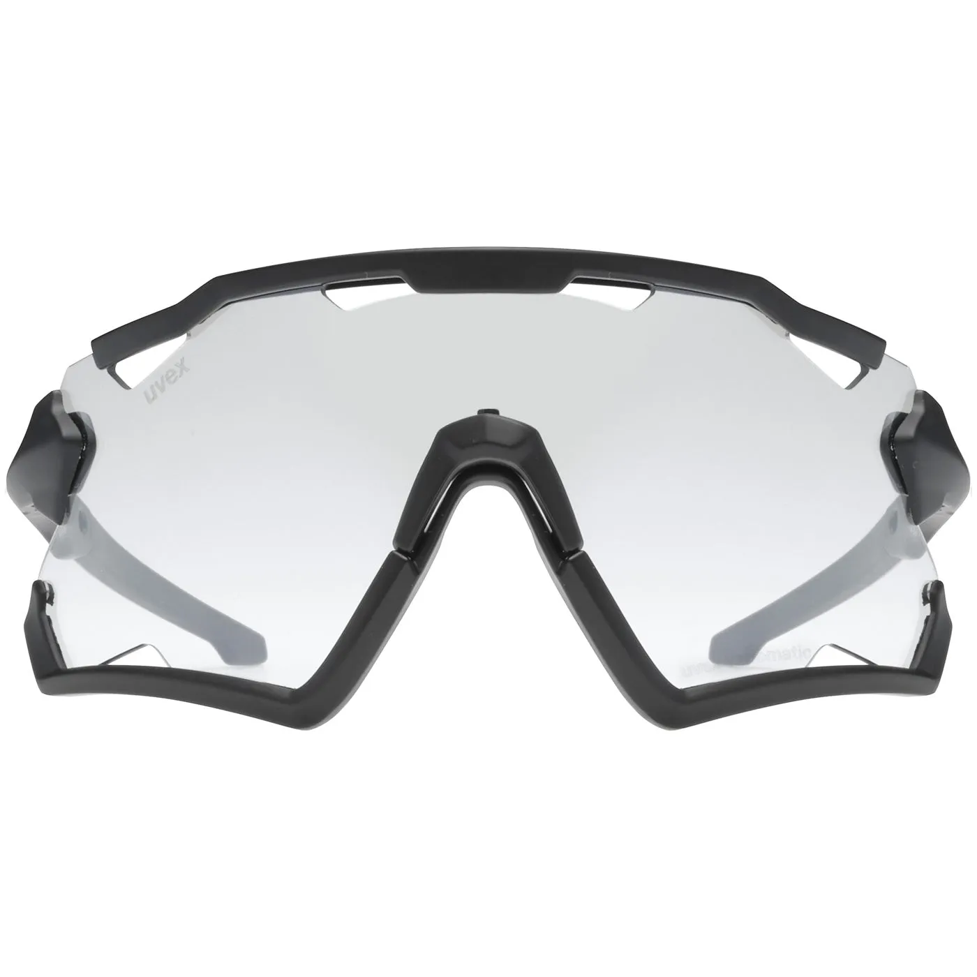Uvex Sportstyle 228 V glasses - Black Mat Supravision Silver