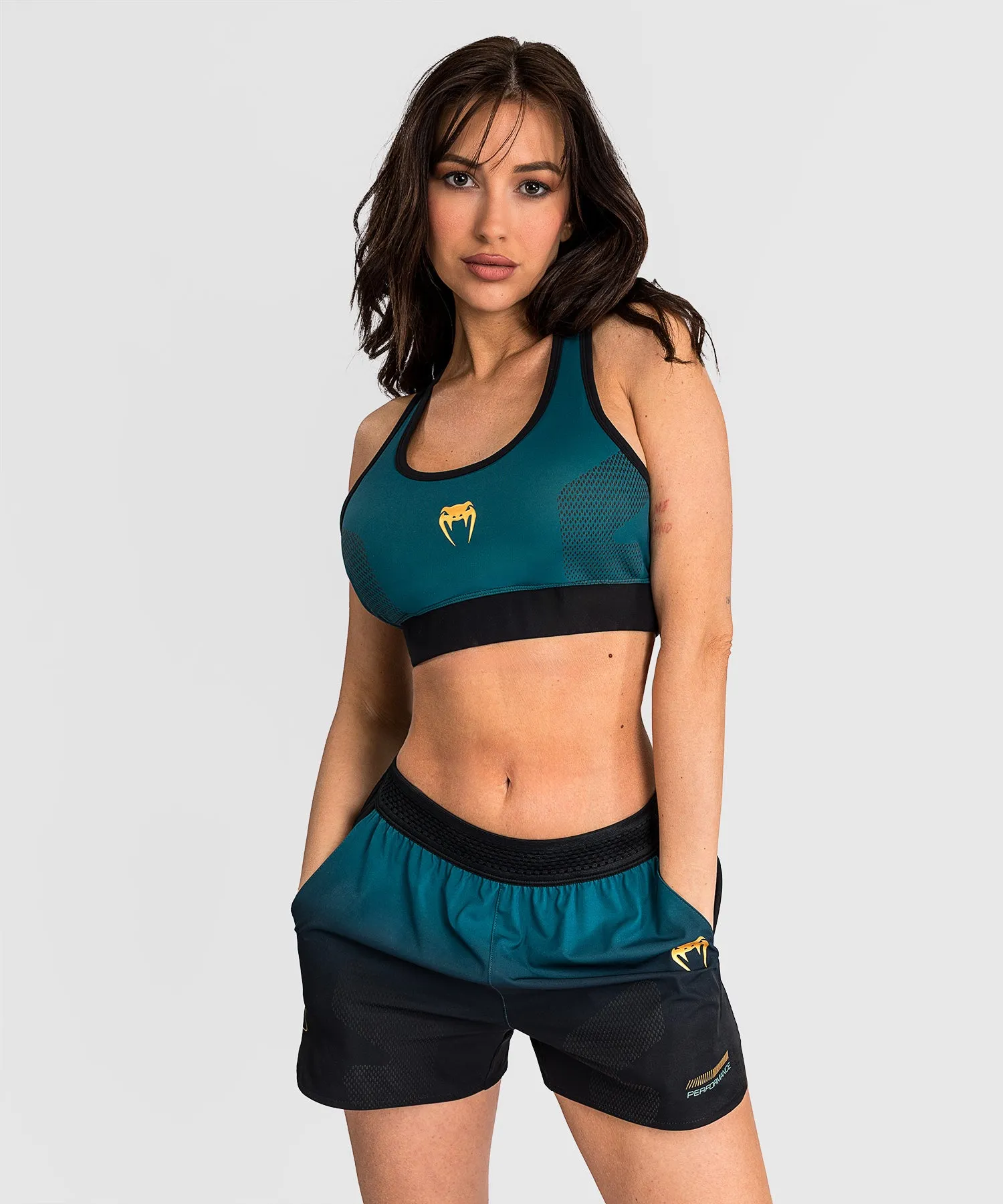 Venum Tactical XT Sports bra - Black/Forest Green