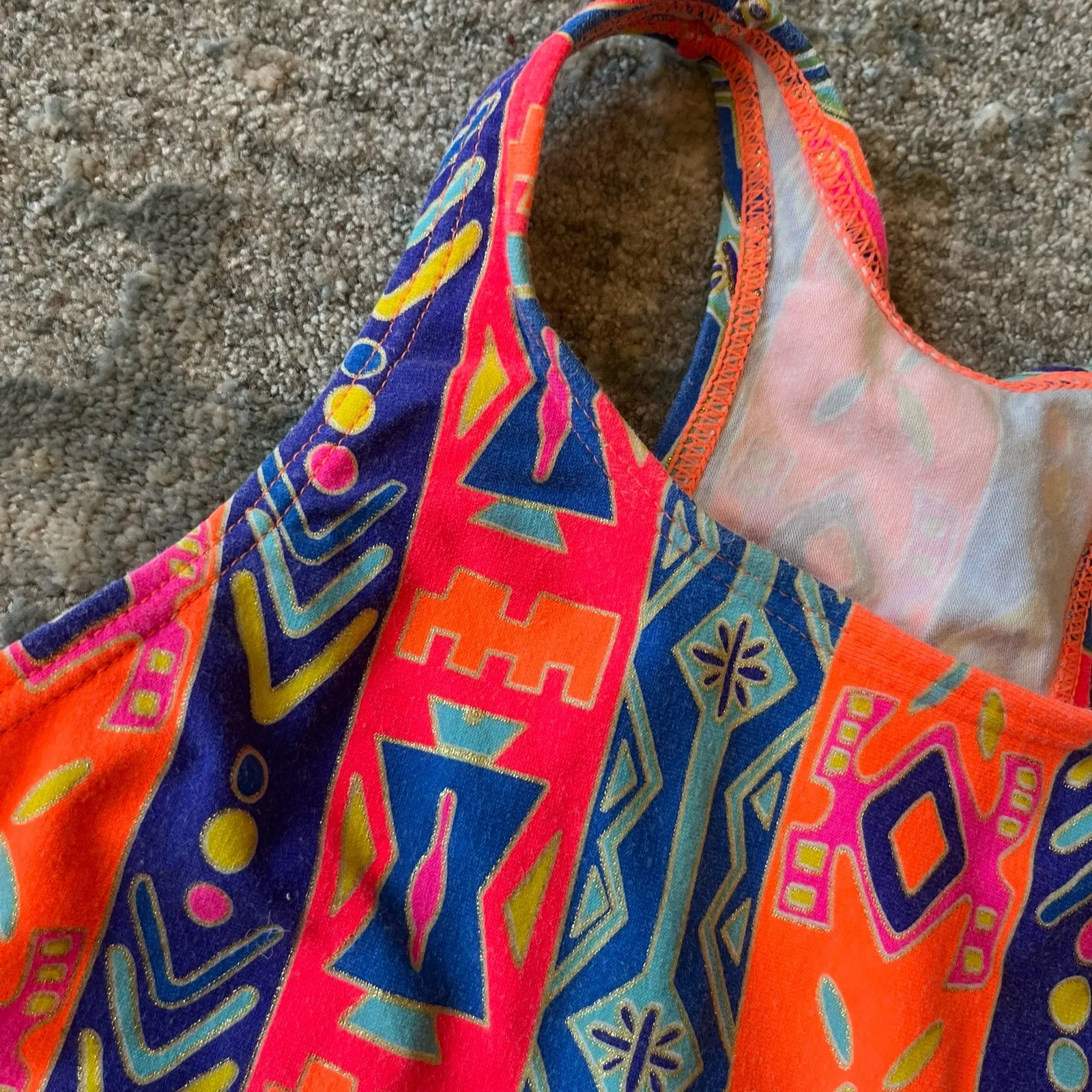 VIP Favorite Vintage All Waves Two Piece Bathing Suit 7  Stylish & Comfortable