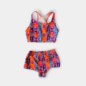 VIP Favorite Vintage All Waves Two Piece Bathing Suit 7  Stylish & Comfortable