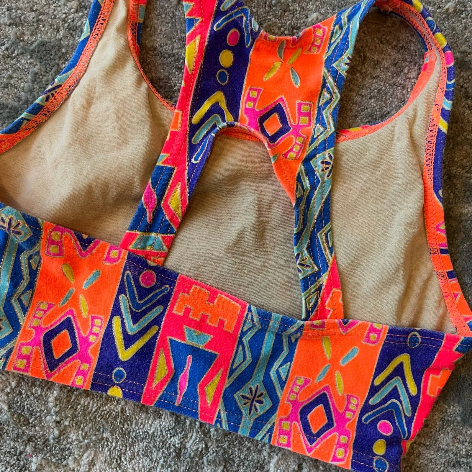 VIP Favorite Vintage All Waves Two Piece Bathing Suit 7  Stylish & Comfortable
