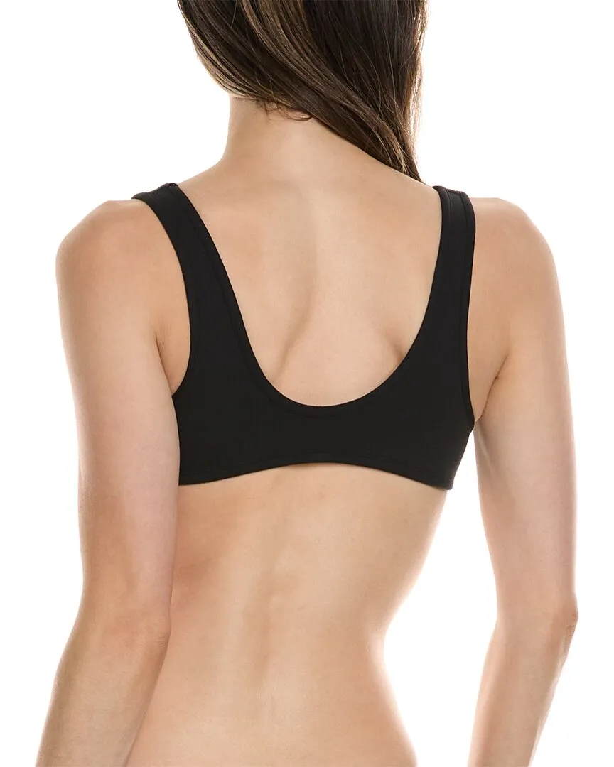 WeWoreWhat Ruched Scoop Neck Bra
