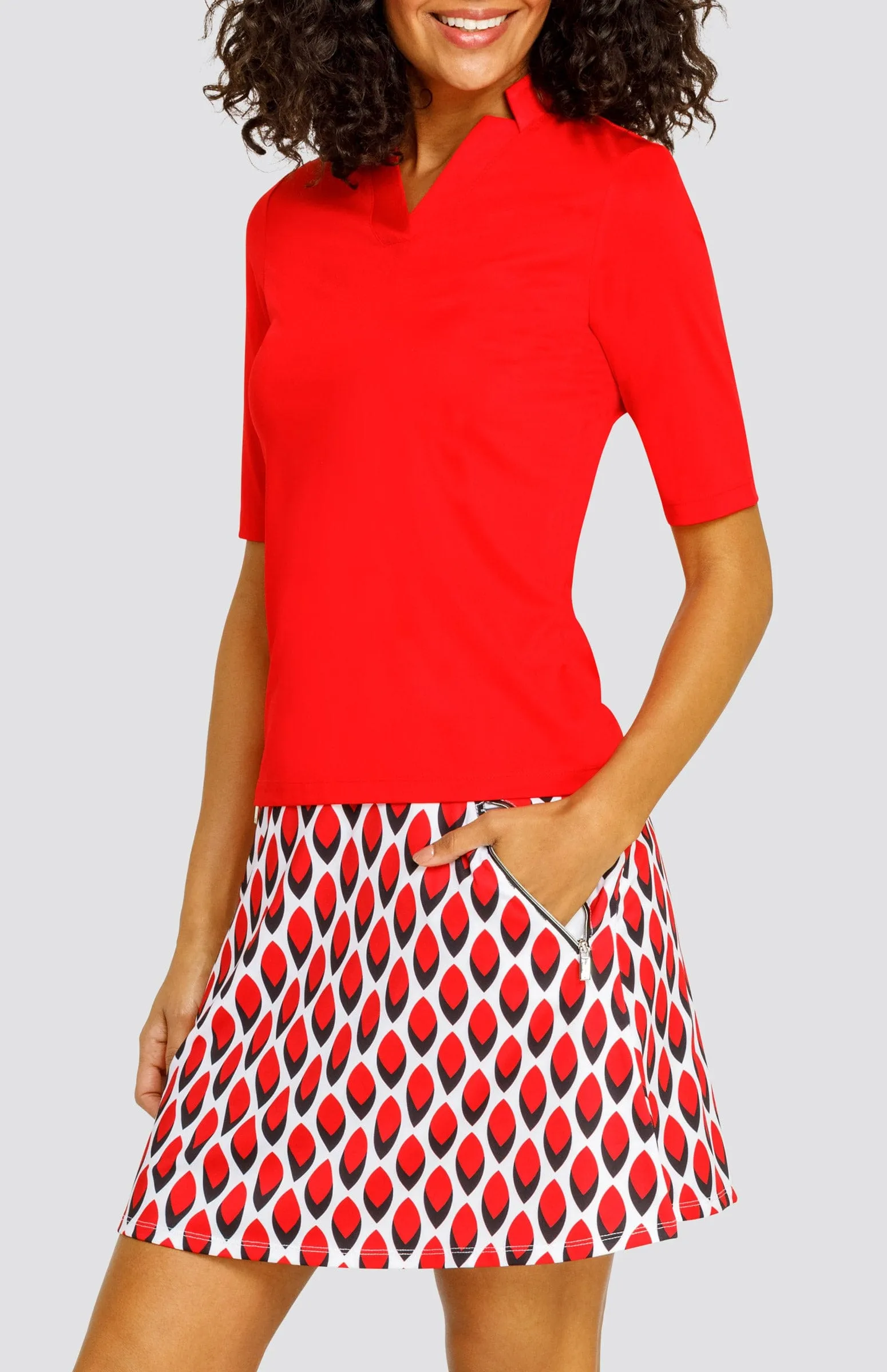 Women Tail Activewear Albie Top - Cardinal
