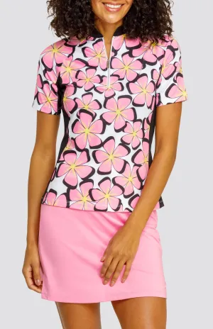 Women Tail Activewear Alexi Top - Glimmer Petals