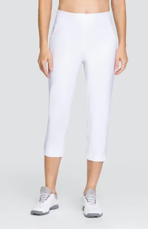 Women Tail Activewear Allure 22" Capri - Chalk White