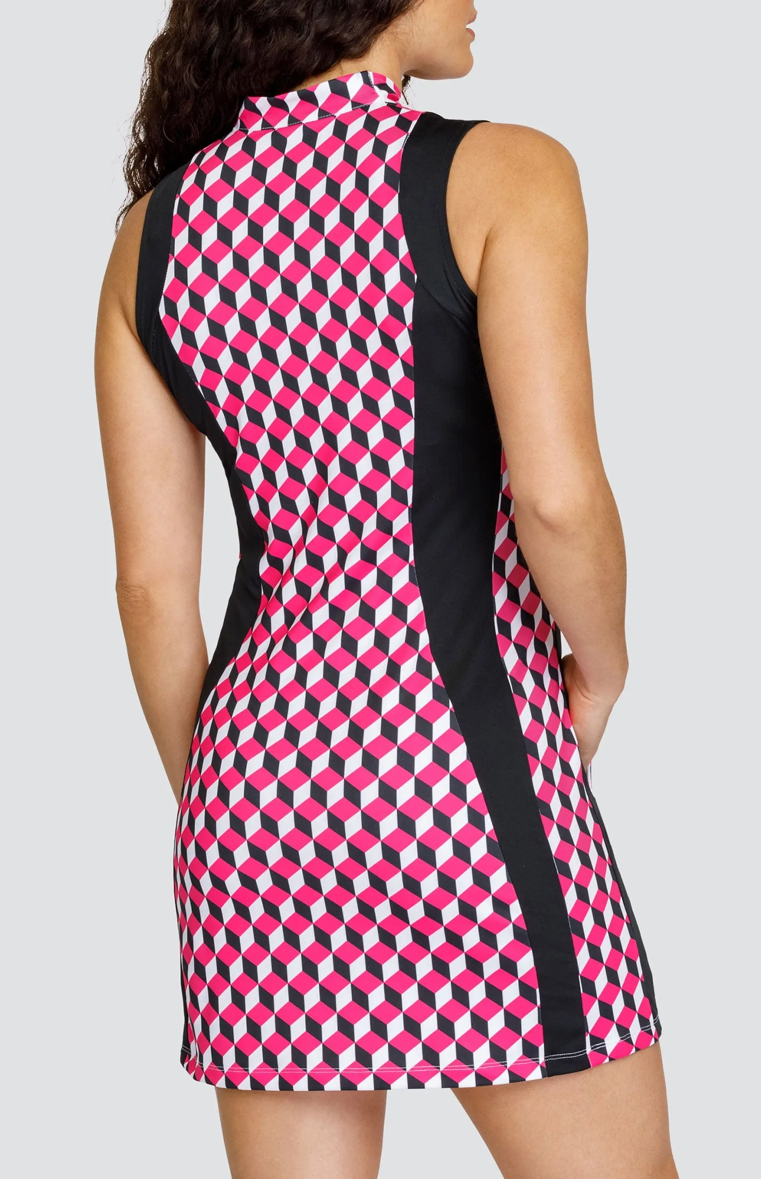 Women Tail Activewear Alys 35" Dress - Tidal Geo