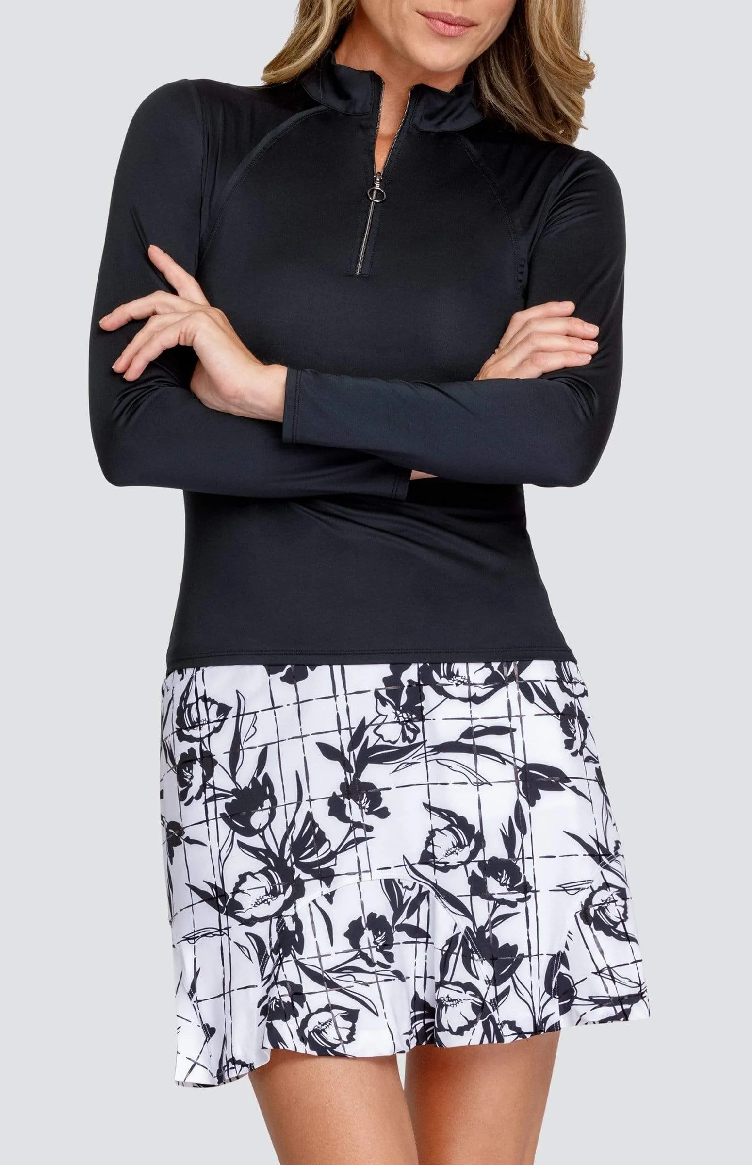 Women Tail Activewear Amelia Top - Onyx Black
