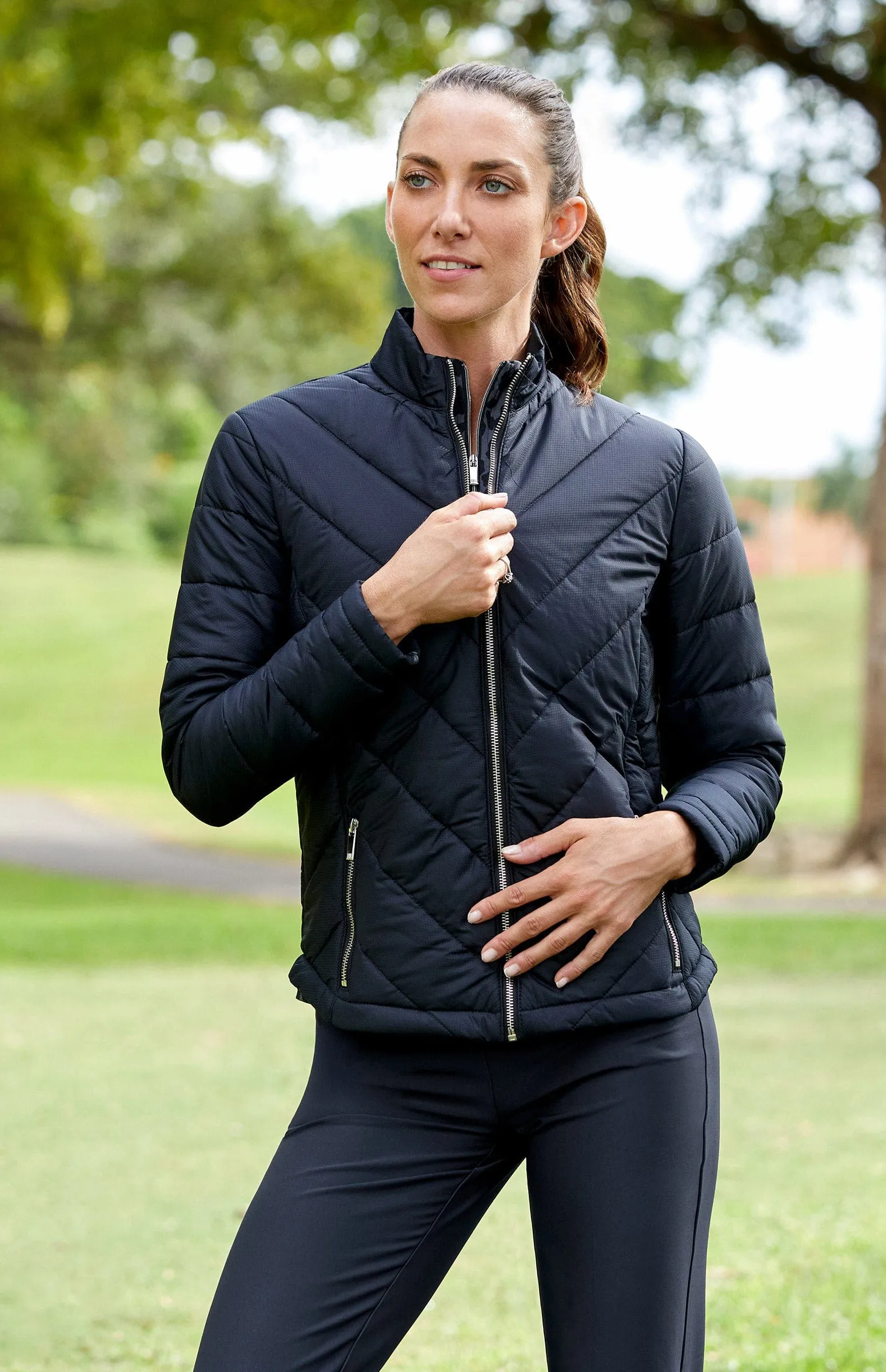 Women Tail Activewear Analia Jacket - Onyx Black