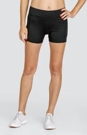 Women Tail Activewear Antonia Shorts - Onyx Black
