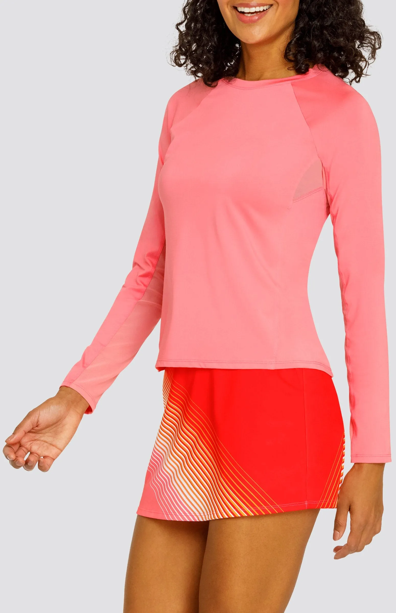 Women Tail Activewear Aravie Top - Strawberry Pink