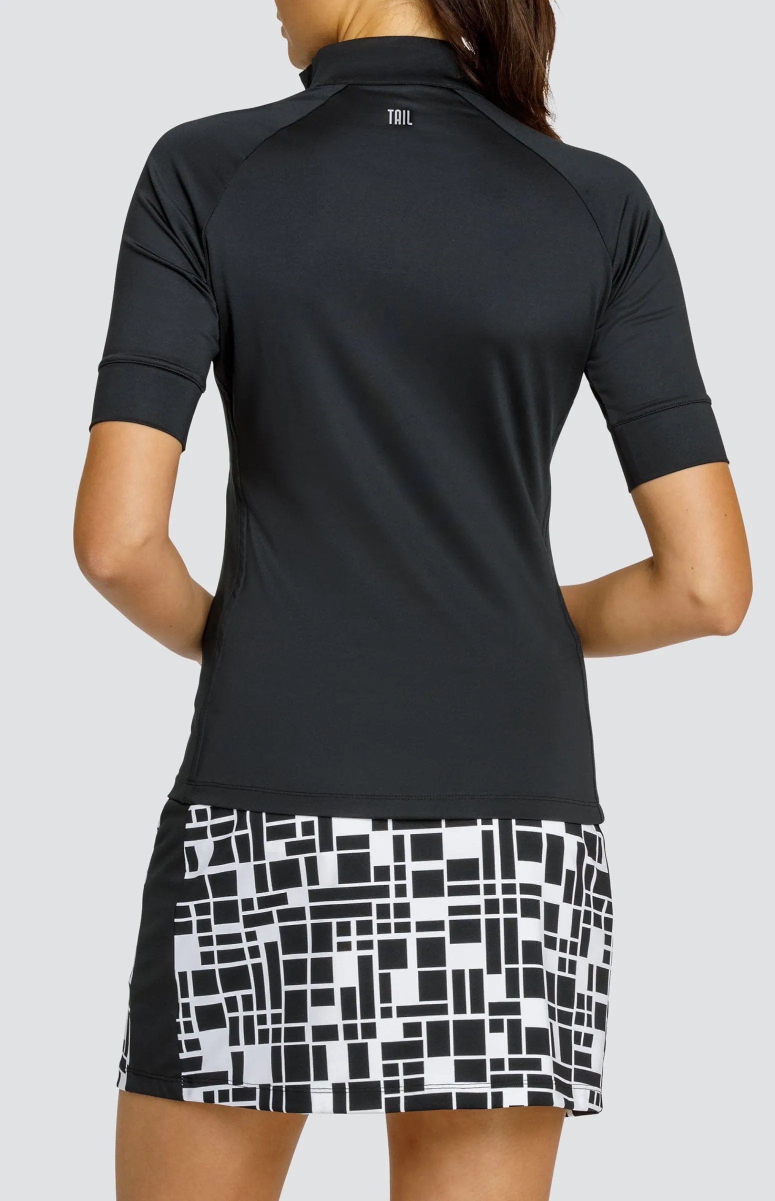 Women Tail Activewear Atley Top - Onyx Black