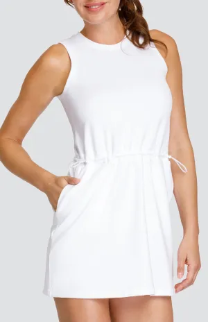 Women Tail Activewear Camp 33" Dress - Chalk White