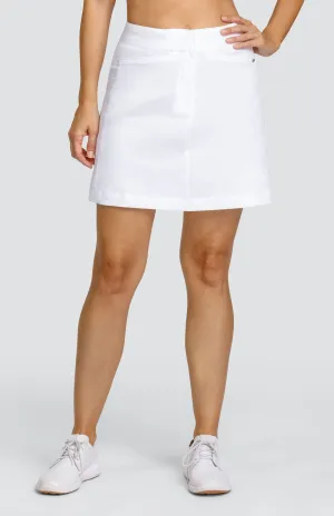 Women Tail Activewear Classic 18" Skort - Chalk White