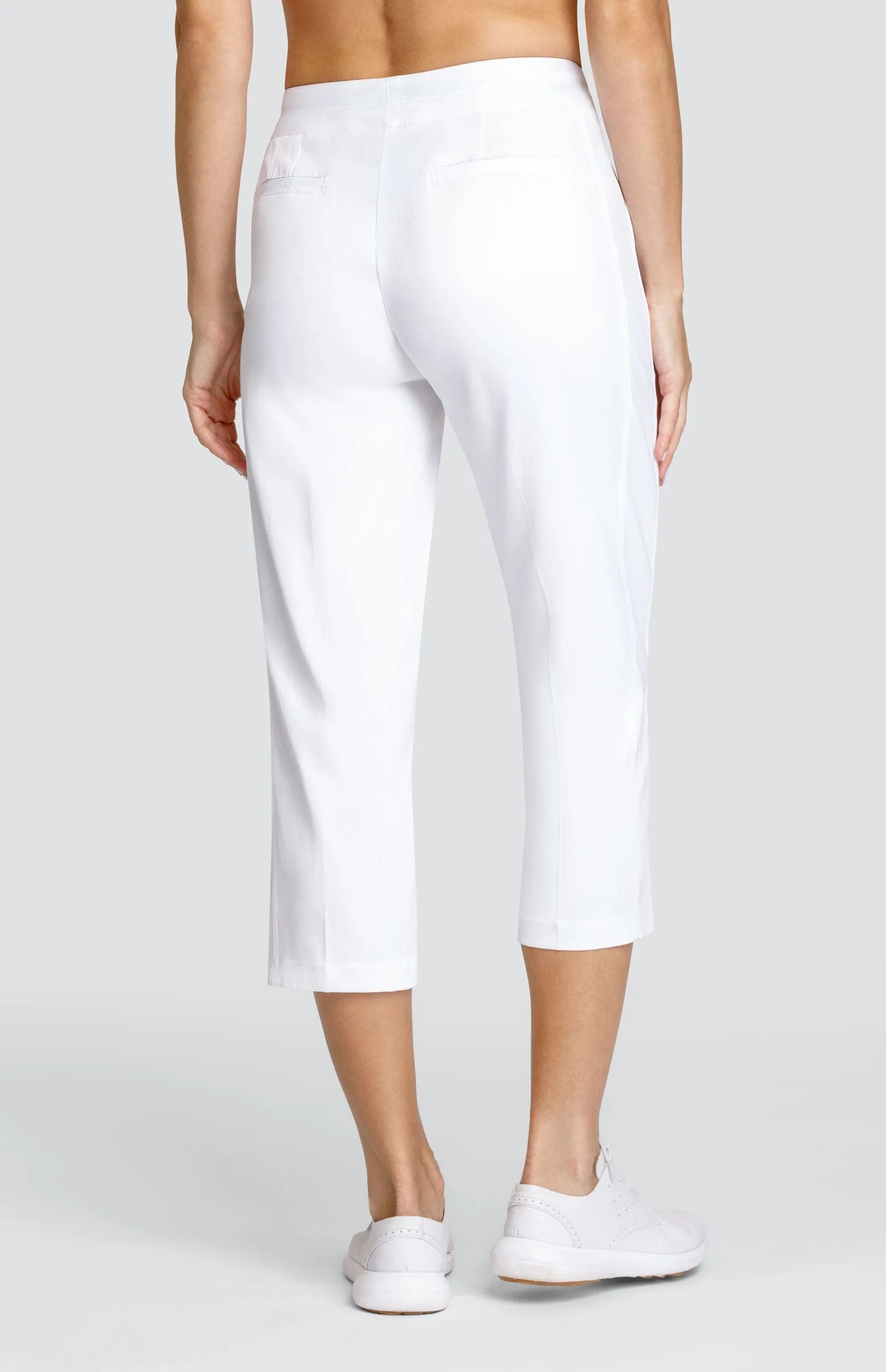Women Tail Activewear Classic 23" Capri - Chalk White