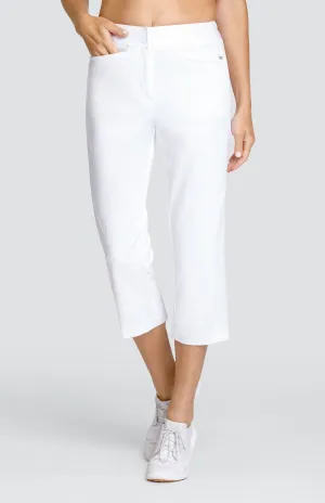 Women Tail Activewear Classic 23" Capri - Chalk White