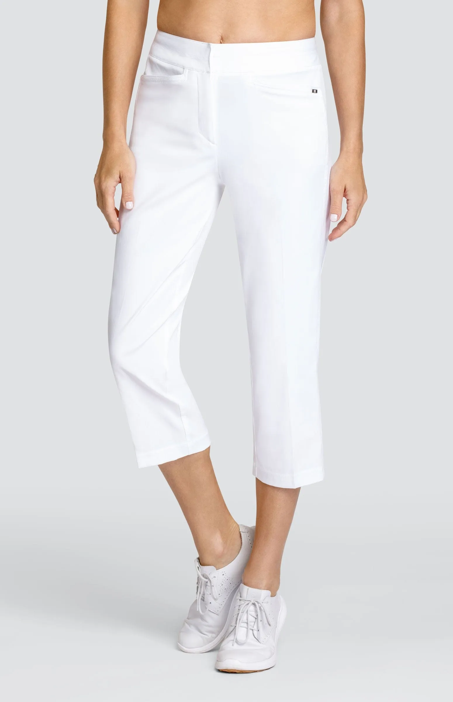 Women Tail Activewear Classic 23" Capri - Chalk White