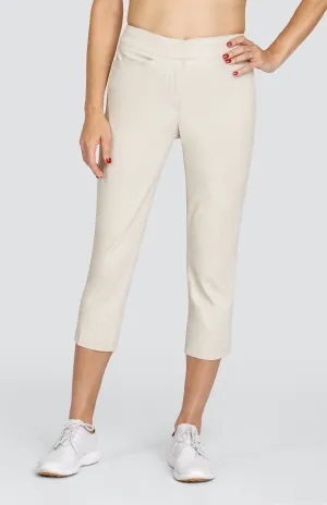 Women Tail Activewear Classic 23" Capri - Tan Chino