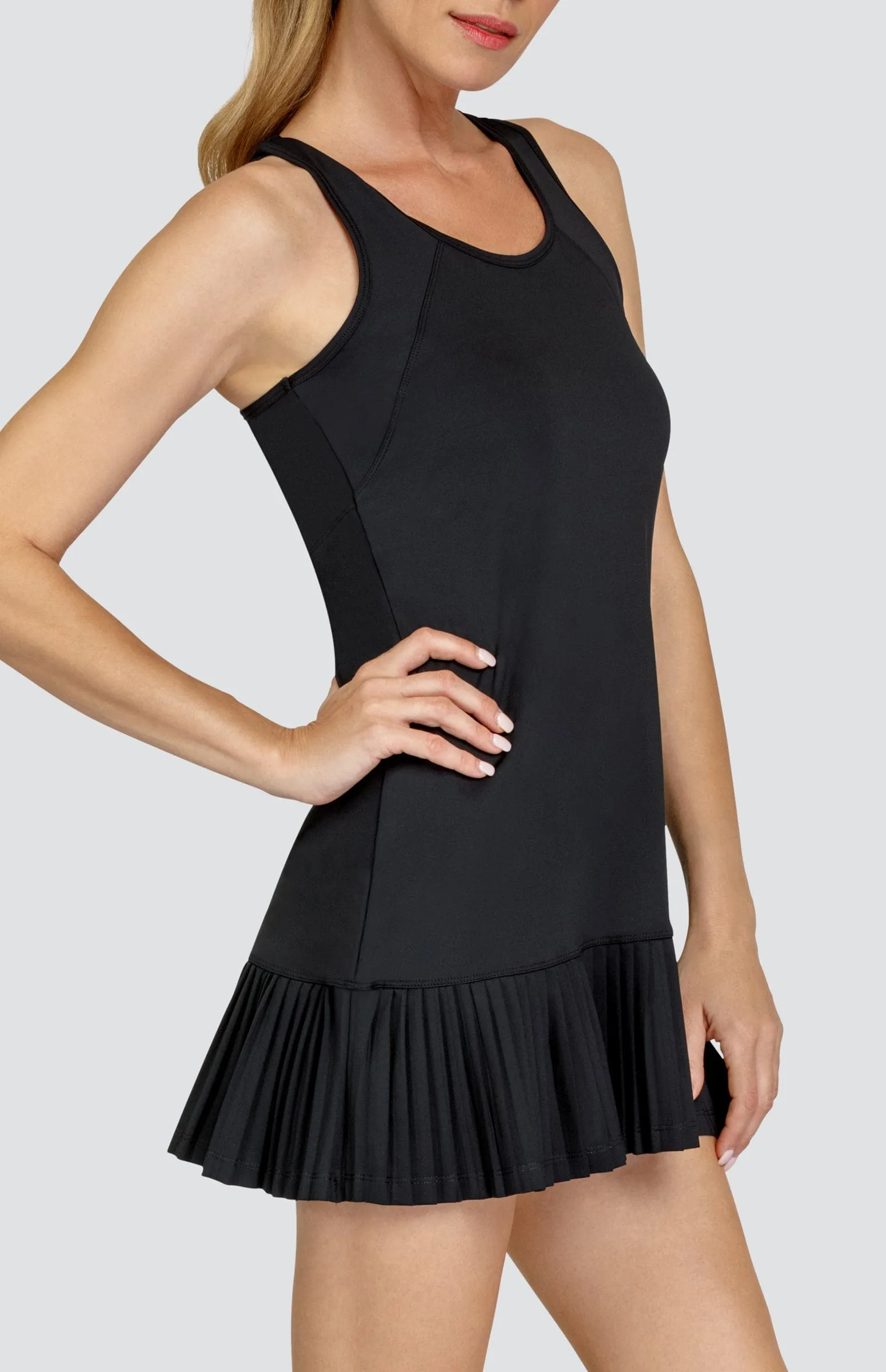 Women Tail Activewear Coletta 32" Dress - Onyx Black