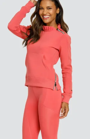 Women Tail Activewear Condoleezza Cherry Rose Pullover