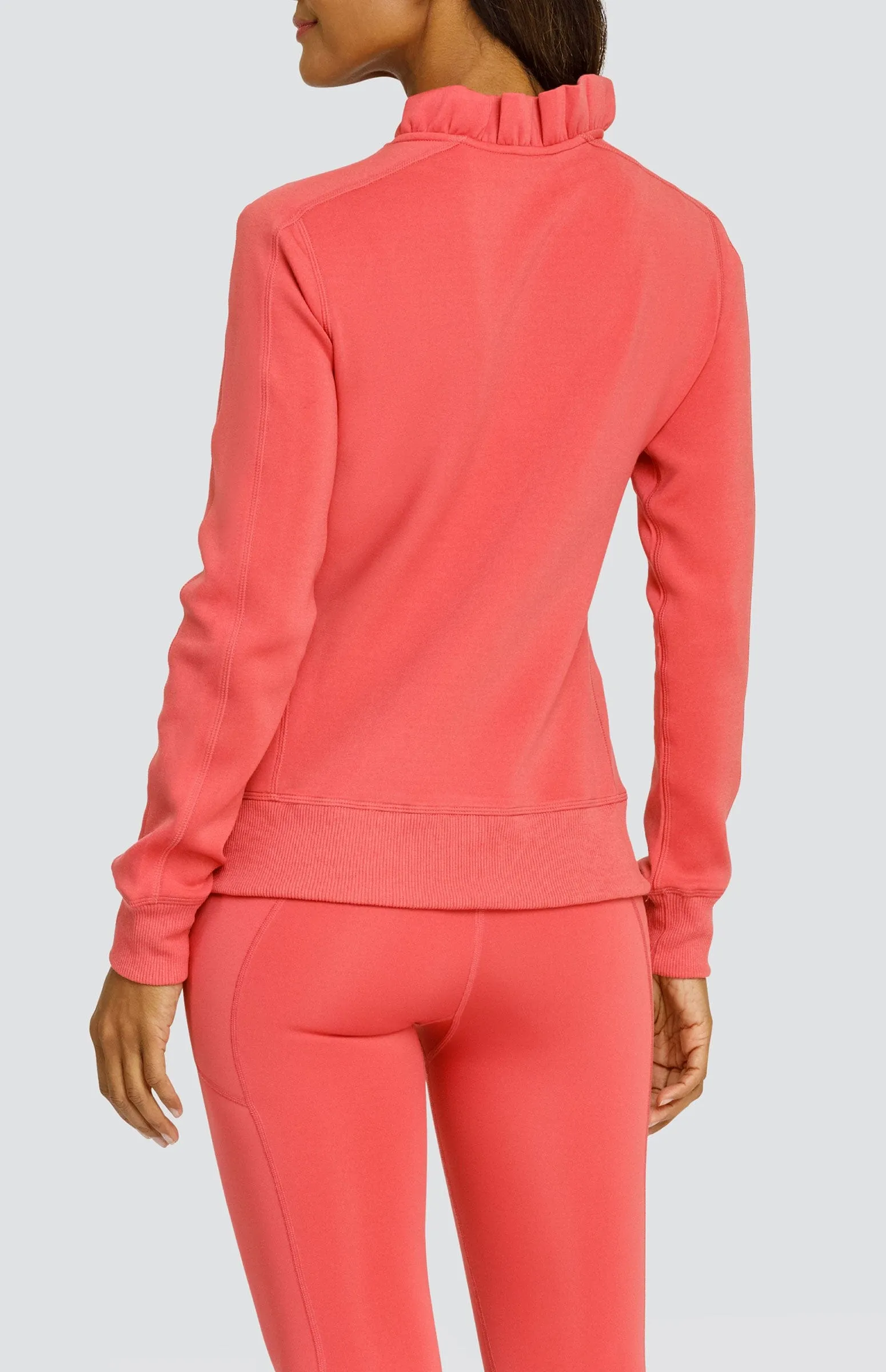 Women Tail Activewear Condoleezza Cherry Rose Pullover