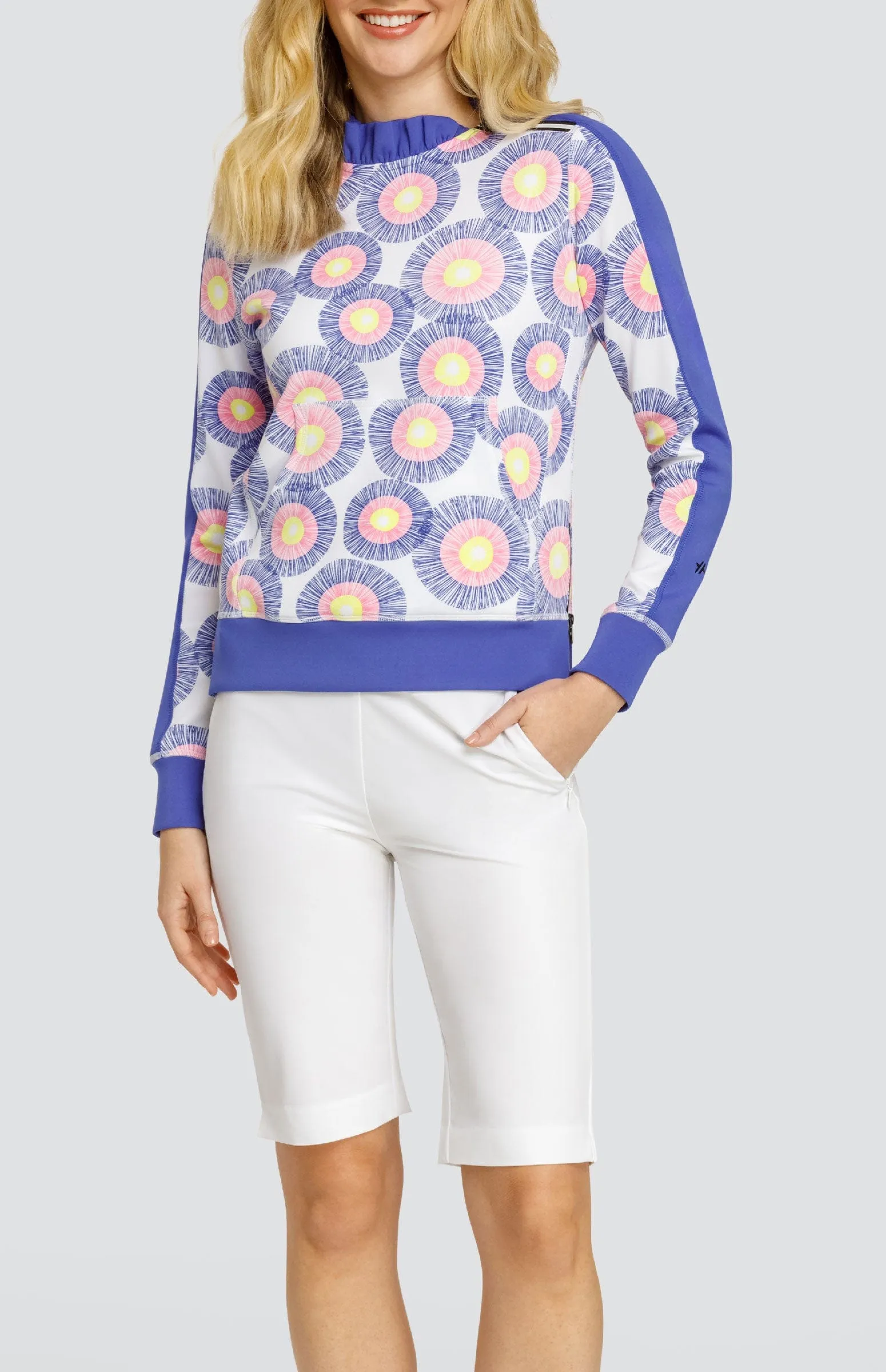 Women Tail Activewear Condoleezza Lively Print Pullover