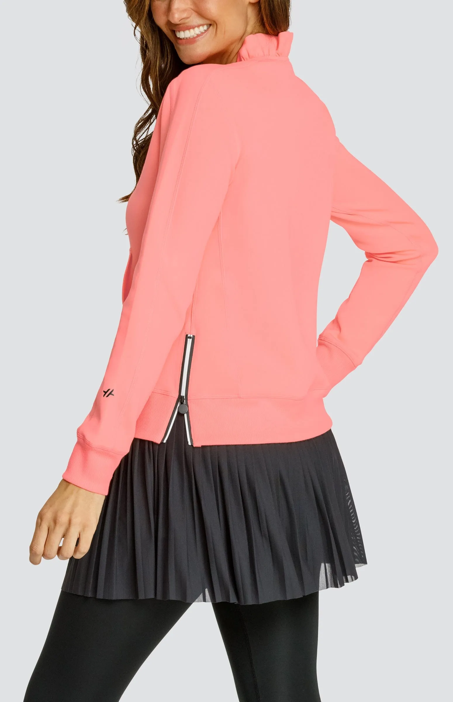 Women Tail Activewear Condoleezza Neon Melon Punch Pullover