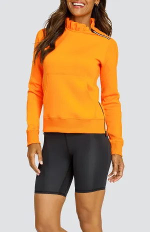 Women Tail Activewear Condoleezza Vibrant Orange Pullover
